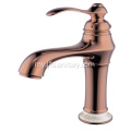 Single-Lever Basin Faucet Washbasin ကြေးဝါ Rose Gold ကိုနှိပ်ပါ။